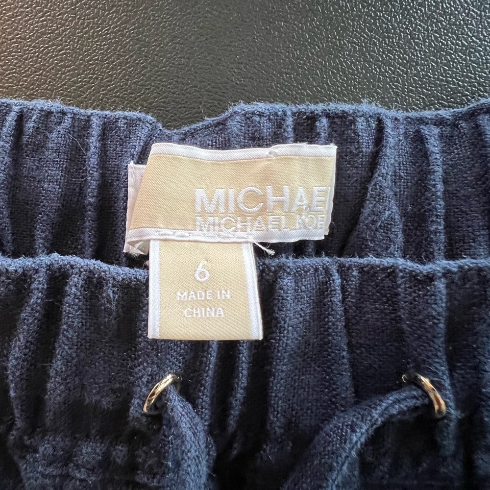 Michael Kors Blue Joggers with Elastic Waistband